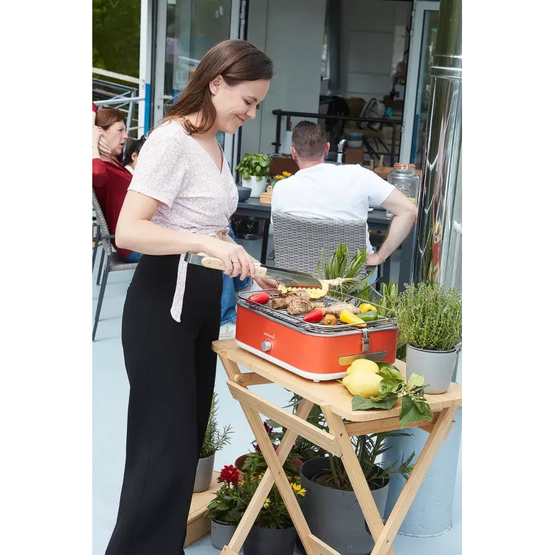 Barbecook BC-ELE-1001 E-Carlo -sähköpöytägrilli 2500 W punainen