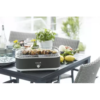 Barbecook E-Carlo -sähköpöytägrilli 2500 W Midnight Grey