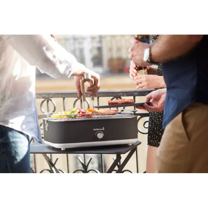 Barbecook E-Carlo -sähköpöytägrilli 2500 W Midnight Grey
