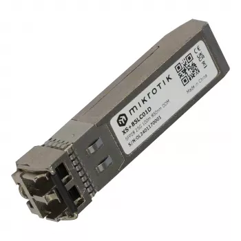 MikroTik XS+85LC01D SFP/SFP+/SFP28-moduuli, 25 Gbps, 850 nm, monimuoto, 100 m, LC Duplex