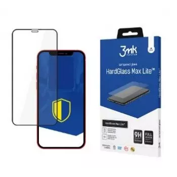 3MK HardGlass Max Lite karkaistusta lasista valmistettu näytönsuojakalvo Apple iPhone 12 / 12 Pro