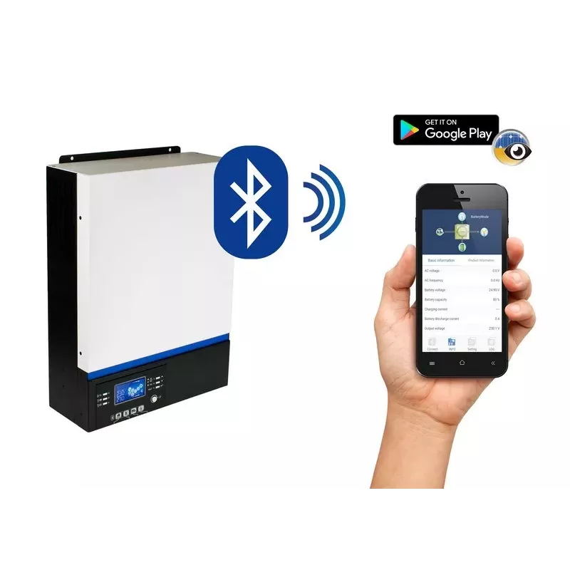 Off-Grid Hybrid Solar -vaihtosuuntaaja AZO Digital ESB 6KW-24