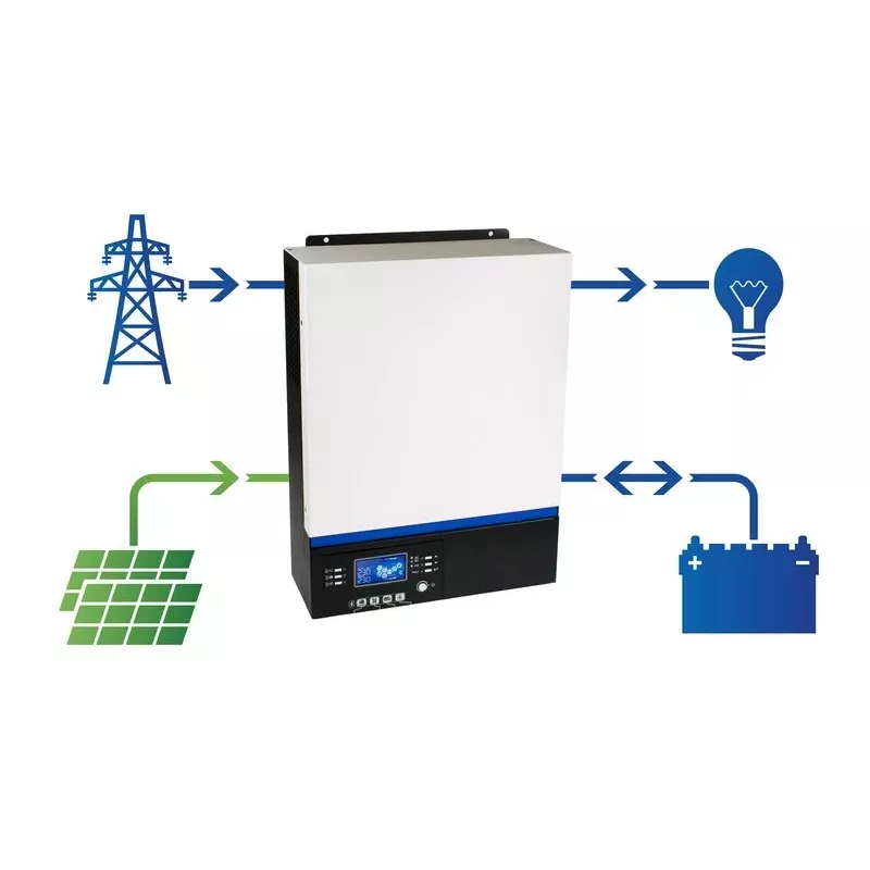 Off-Grid Hybrid Solar -vaihtosuuntaaja AZO Digital ESB 6KW-24