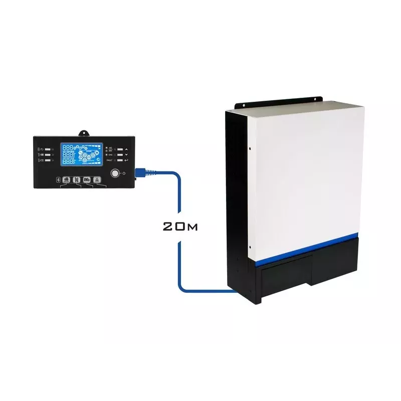 Off-Grid Hybrid Solar -vaihtosuuntaaja AZO Digital ESB 6KW-24