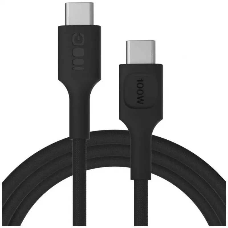 Green Cell PowerStream USB-C - USB-C kaapeli 100W 2m musta