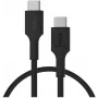 Green Cell PowerFlex Fast Charging USB Type-C - USB-C kaapeli 100W 0,3m musta