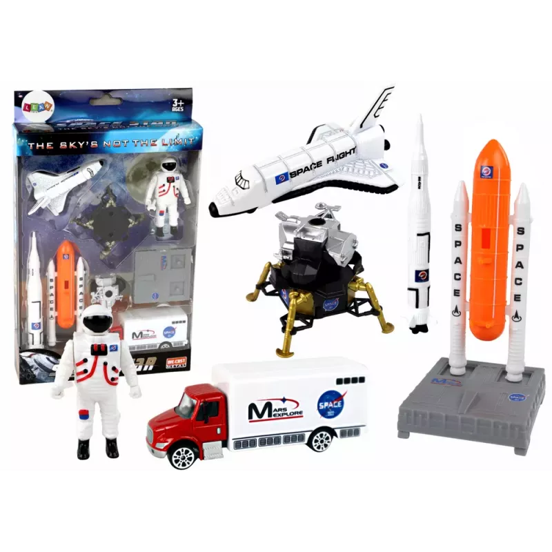 LEAN TOYS värikäs avaruuslelusetti
