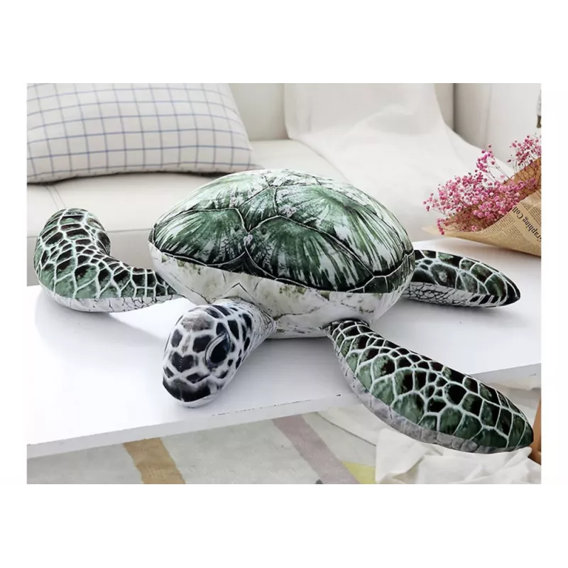 LEAN TOYS pehmeä maskotti merikilpikonna 55 cm