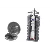 LEAN TOYS Space Mission -sarja avaruusraketti astronautti avaruusalus 5 kpl