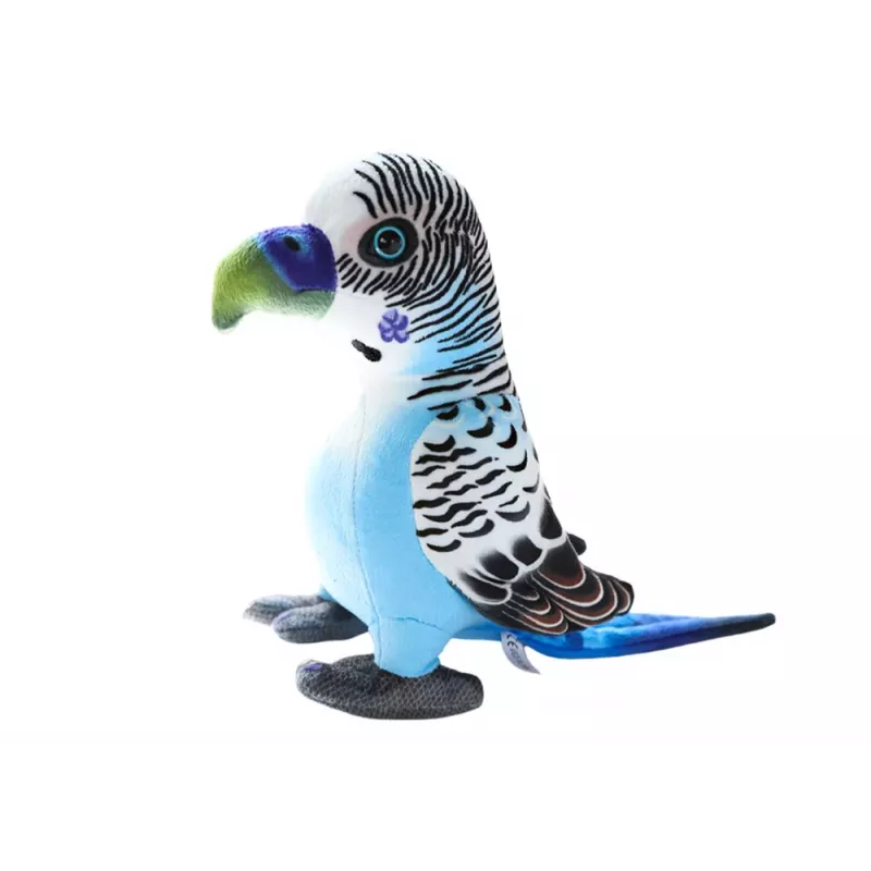LEAN TOYS Pehmeä sinipapukaija-maskotti 20 cm