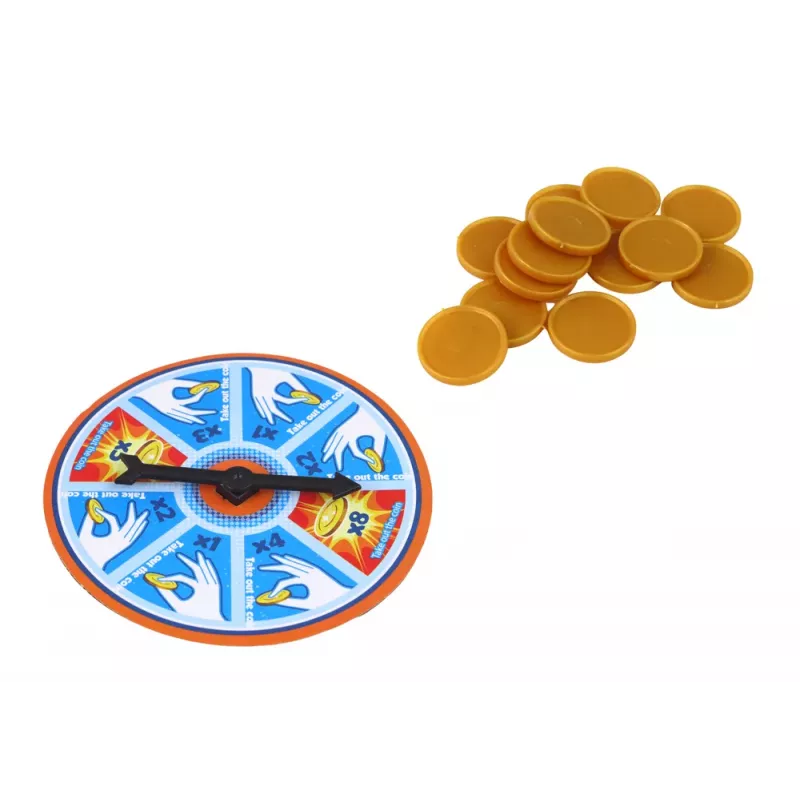 LEAN TOYS Arcade-peli hai merirosvo räjähtävät kolikot arvontapyörä