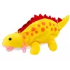 LEAN TOYS Pehmeä dinosaurus penaali säilytyslaatikko avaimenperä keltainen