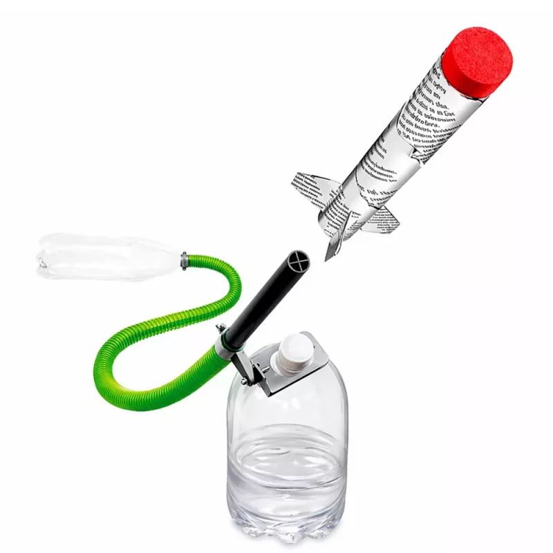 LEAN TOYS DIY paineilmaraketti opetuksellinen tiedesarja 25 m lento