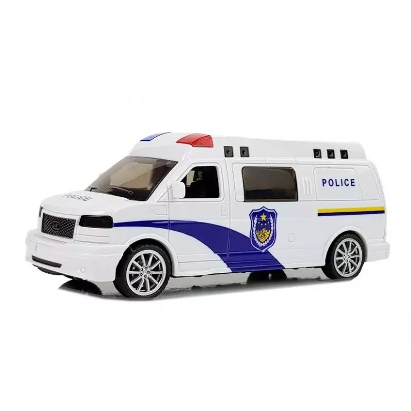 LEAN TOYS auto ambulanssi venytettävä valolla ja äänellä