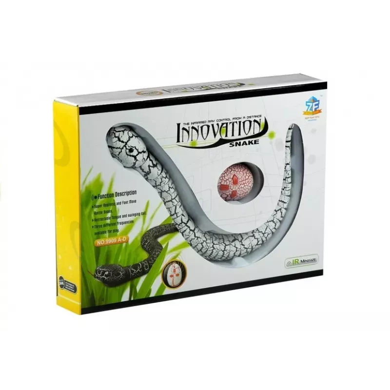 LEAN TOYS kauko-ohjattava valkoinen käärme