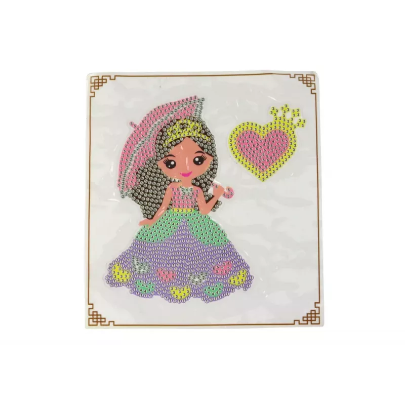 LEAN TOYS DIY-helmisetti Princess-avaimenperä Pocket
