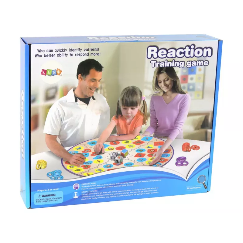 LEAN TOYS logiikkalautapeli reflekseille ja hahmottamiselle