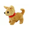 LEAN TOYS pehmeä koira interaktiivinen beige