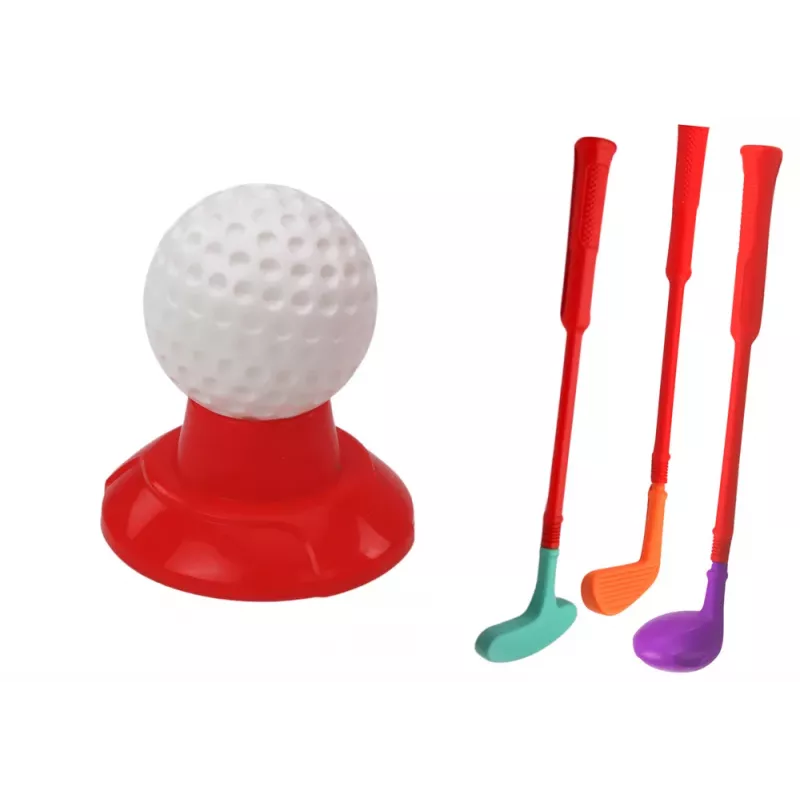 LEAN TOYS minigolf-setti lapsille rullavaunulla