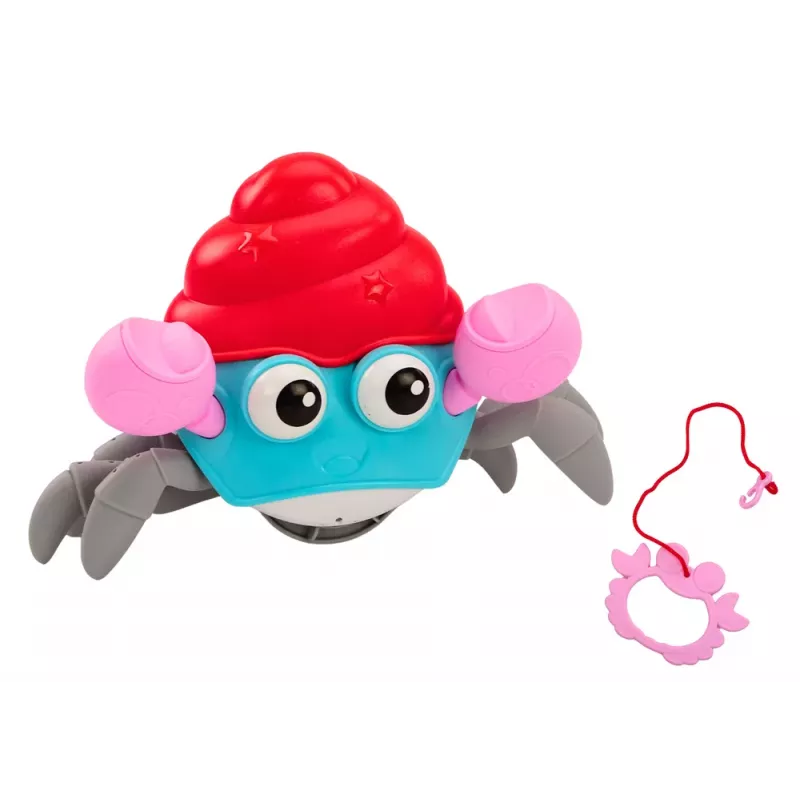 LEAN TOYS ryömivä rapu vetomekanismi värikäs kävelevä rapu interaktiivinen