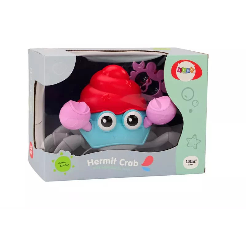 LEAN TOYS ryömivä rapu vetomekanismi värikäs kävelevä rapu interaktiivinen