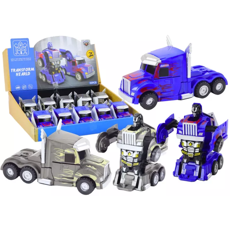 LEAN TOYS Auto-Robotti Kuorma-auto 2in1 Robotti 2 väriä