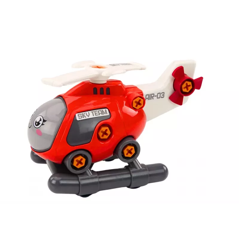 LEAN TOYS DIY Turning Cartoon Helicopter Rot