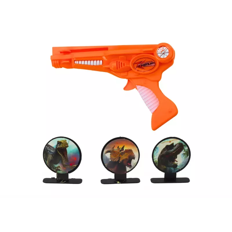 LEAN TOYS Ase laukaisin lentokoneet 3 lentokonetta 3 kilpeä oranssi