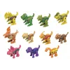LEAN TOYS Dinosaurus pyörivät munat 12 kpl sarja värikäs