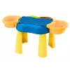 LEAN TOYS Monitoimipöytä 4in1 rakennuspalikat onkiminen piirtäminen sininen