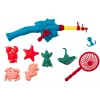 LEAN TOYS Monitoimipöytä 4in1 rakennuspalikat onkiminen piirtäminen sininen