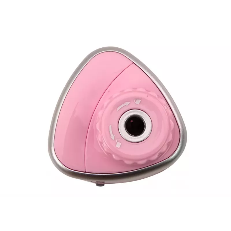 LEAN Sähköinen pinkki teroitin värikynille ja lyijykynille 6-8 mm