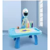 LEAN TOYS Mini-projektorirobotti pöytä 2in1 tarvike sininen
