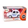 LEAN TOYS Classic poliisiauto 1:38 veto valot äänet valkoinen