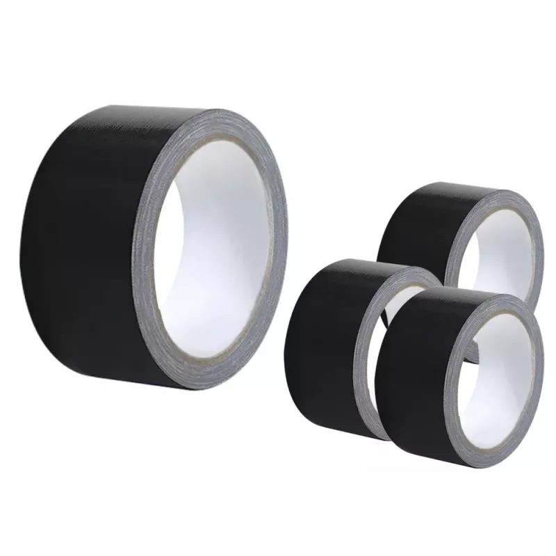 LEAN Tekstiiliteippi kestävä vahva yleisteippi musta 48 mm/54Y