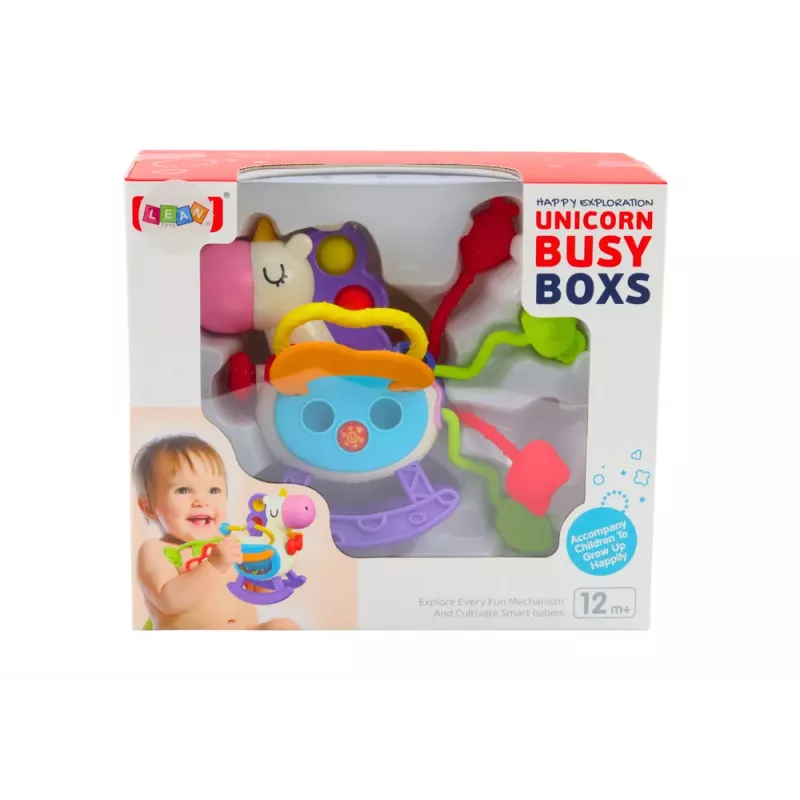 LEAN TOYS sensorinen lelu hevonen kumi helinäelementit