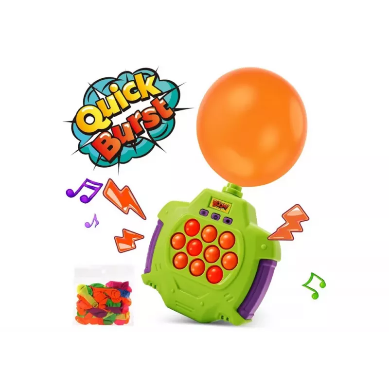 LEAN TOYS Pop-It elektroninen konsoli pelihalli räjähtävät ilmapallot