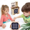 LEAN TOYS Elektroninen peli 3in1 Tic Tac Toe Memory pöllö beige