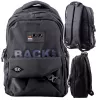 LEAN City koulureppu 6 taskua Back Up musta 23L 46cm