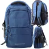 LEAN toiminnallinen City-reppu 9 taskua laivastonsininen 35L 48cm