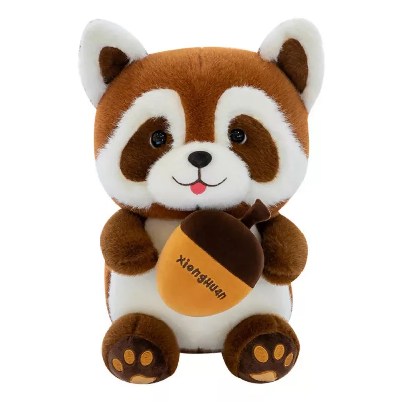 LEAN TOYS pehmolelu pesukarhu ja tammenterho 23cm