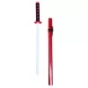 LEAN TOYS puinen katana-miekka leikkiharjoitusväline punainen 70cm