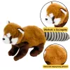 LEAN TOYS pehmomaskotti pehmolelu panda punainen 45cm
