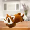 LEAN TOYS pehmolelu pesukarhu ruskea makuuasento 30cm