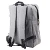 LEAN City Business reppu USB keskilokero harmaa 14L 40cm
