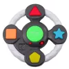 LEAN TOYS elektroninen logiikkapeli muistipeli pelihalli ohjauspyörä valoilla ja äänillä