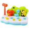 LEAN TOYS Whack-A-Mole Animals -taito peli laskurilla ja vasaralla, värillinen