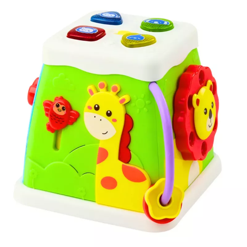 LEAN TOYS oppimiskuutio monitoiminen interaktiivinen valo & ääni