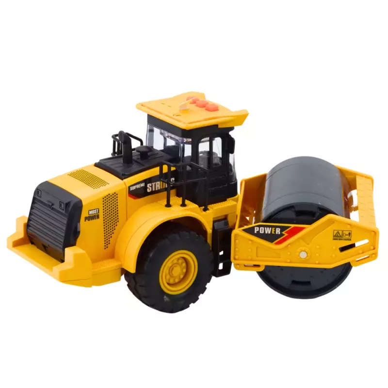 LEAN TOYS tiejyrä pyörivillä valoilla ja äänillä keltainen