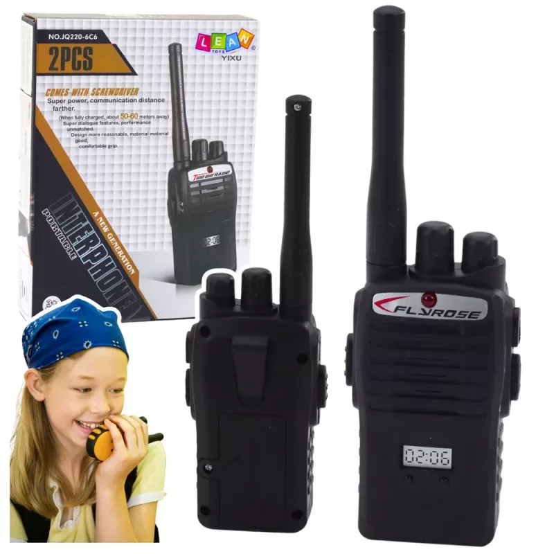 LEAN TOYS lasten radiopuhelinsarja kantama 50-60M